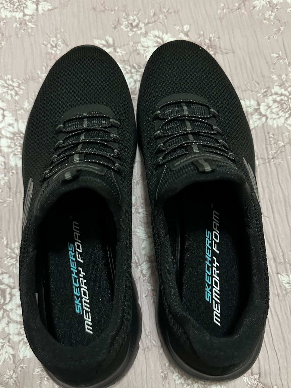 Skechers Women’s Black Memory Foam Athletic Shoes